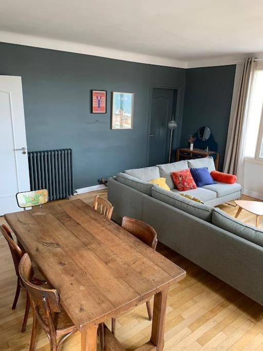 Appart 90M2 Lumineux, Centre, Vue Eglise Penchee 캉 외부 사진
